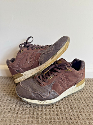Saucony Shadow 5000 Chocolate Pack Brown US Mens Size 10 Suede Retro Sneaker