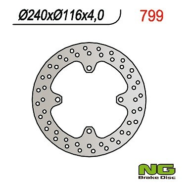 Disque de frein arrière pour restaurer le freinage des Kawasaki KX