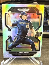 2022 Panini Prizm Draft Picks - Liam Simon #PDP166 Silver Prizm (RC)