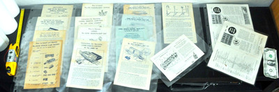 Lot of 14. Vintage Lionel Trains (1937-postwar) Instructions/How To Manuals