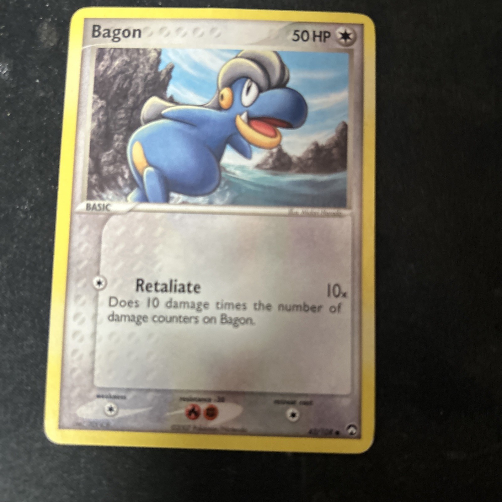 BAGON - 43/108 - EX Power Keepers - Common - Pokemon Card D1