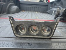 Oem 1969-1973 Opel Gt Center Console Triple Gauge Pod Vdo Kienzle Clock 3436321