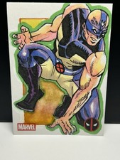 2025 Topps Chrome Deadpool Vanisher Sketch ARTIST : Andy Tiu 1/1