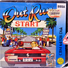 COMMODORE 64/128 -- OUTRUN (USA ORO/SEGA - DISCO)