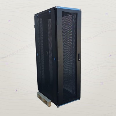Tecnosteel Progress 19'' Server 42U Rackschrank schwarz mit Mesh-Anschlüssen