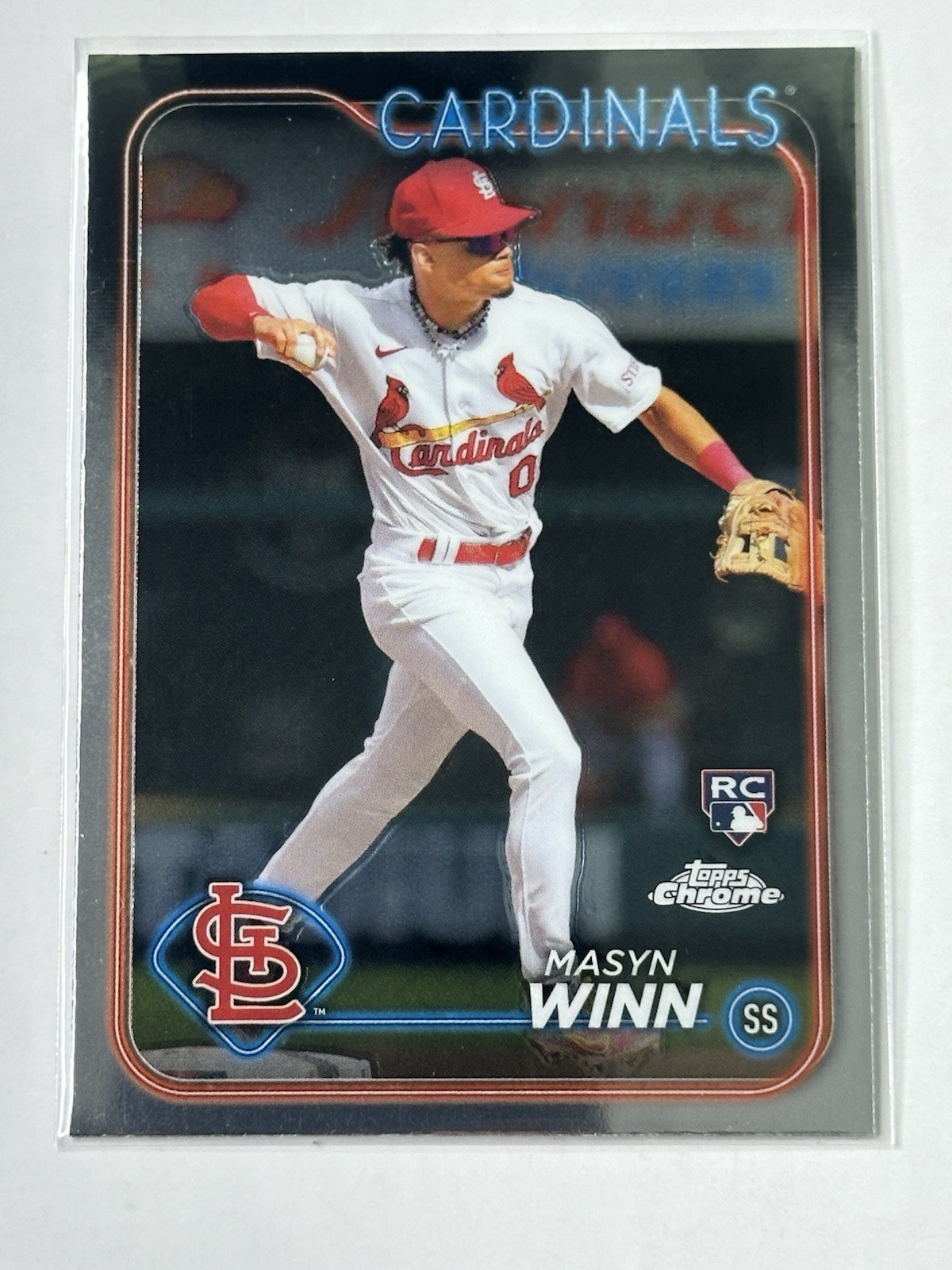 2024 Topps Chrome - Masyn Winn #189 Refractor (RC)