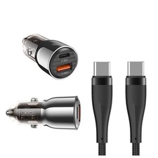 95W USB-C Kfz Adapter Autoladegerät für Motorola Moto G 5G 2023 Handy