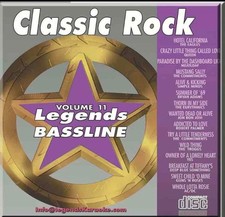 LEGENDS BASSLINE CLASSIC ROCK KARAOKE CDG DISC 11 queen eagles yes Bon Jovi 