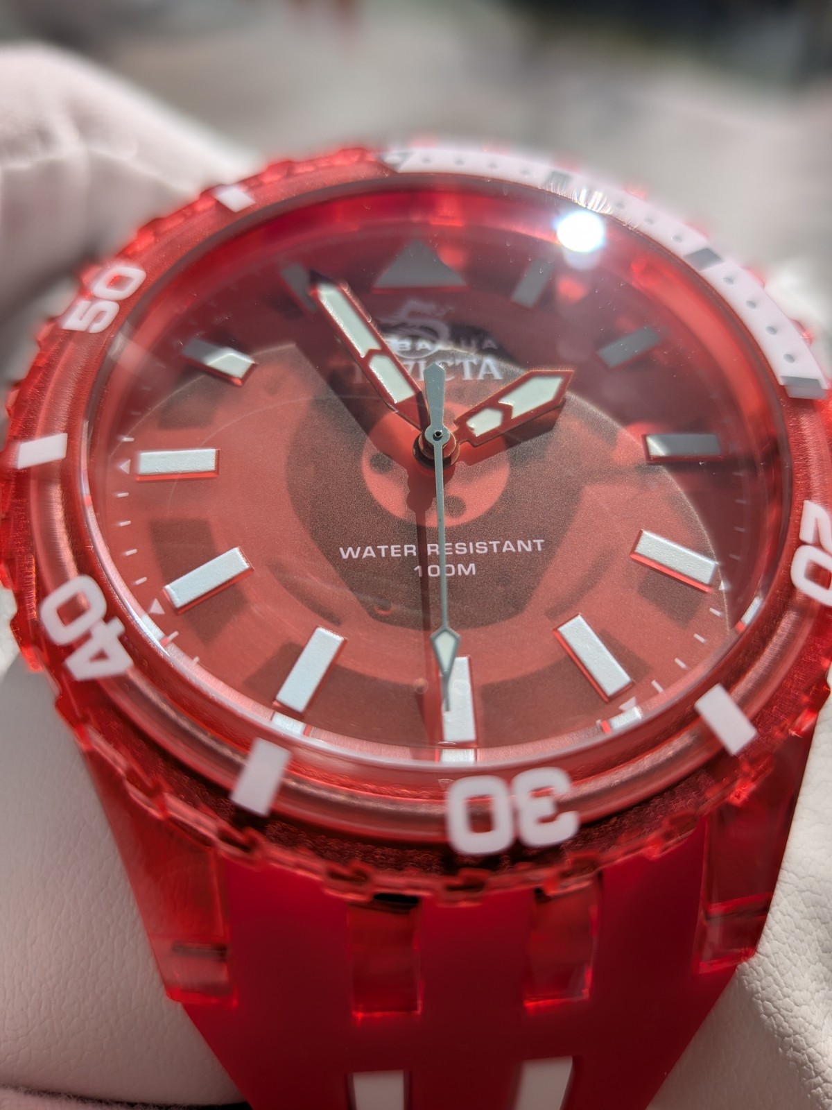 Invicta Subaqua Men’s Watch 44mm Red Quartz 200m Model 69450 New w/ Tags