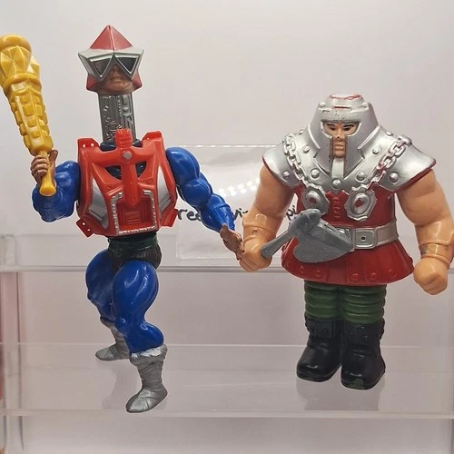 Vtg MEKANECK & RAM-MAN Motu Masters Of The Universe He-Man Action Figures 11-6