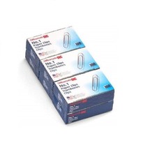 No.1 Smooth Paper Clips Pack of 6 Boxes 100 Each 600 Total 99911