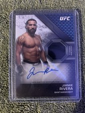 2020 Topps UFC Knockout Authentic Relic #'d /80 Jimmie Rivera #KAR-JRI Auto