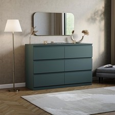 Vida Designs Denver 6 Drawer Chest of Drawers Storage Cabinet Bedroom Furniture