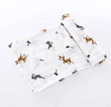 100 Organic Cotton Muslin Swaddle Blanket Baby Boy/Girl Accessory ......