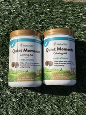 NaturVet Quiet Moments Calming Aid for Dogs Melatonin 180 Soft Chews