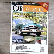 CAR COLLECTOR & Car Classics Magazine August 1994 Packard Duesenberg Maserati