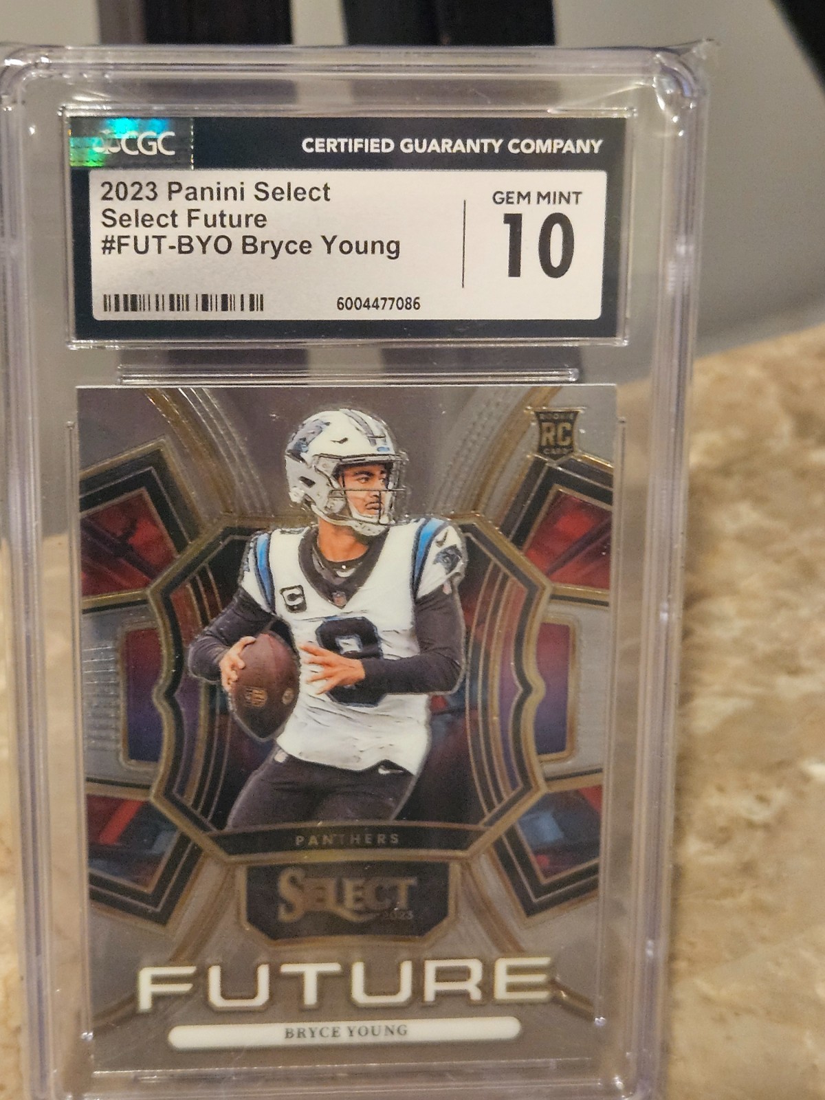 2023 Panini Select Future Bryce Young #FUT-BYO Rookie RC CGC Gem Mint 10