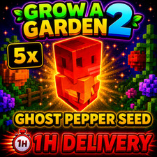  Grow a Garden 2  |  ️ 5x GHOST PEPPER SEED...