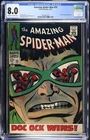 Amazing Spider-Man #55 CGC VF 8.0  Doctor Octopus Appearance! Marvel 1967
