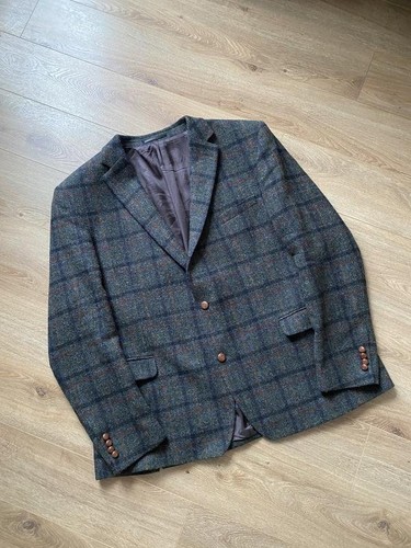 Men Carl Gross Blazer Green Tweed 52 / 6XL / 60
