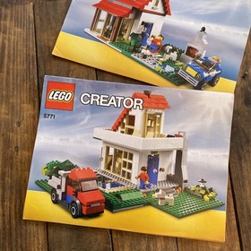 Lego Creator 5771 Hillside House Complete Instruction Manuals Books (3)