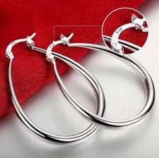 925 Sterling Silver Medium Size Earrings For Women
