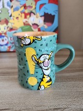 Disney Parks Tigger Winnie the Pooh Green Embossed & Glitter Coffee Mug 3D Cup