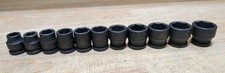 Matco Sbspm126v 11 Piece 38 Drive Metric 6 Point Adv Stubby Impact Socket Set