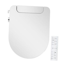 Electric Bidet Toilet Seat, Warm Water with Air Dryer, Heated Seat and Round