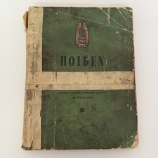 Holden FX Workshop Manual Vintage 1952