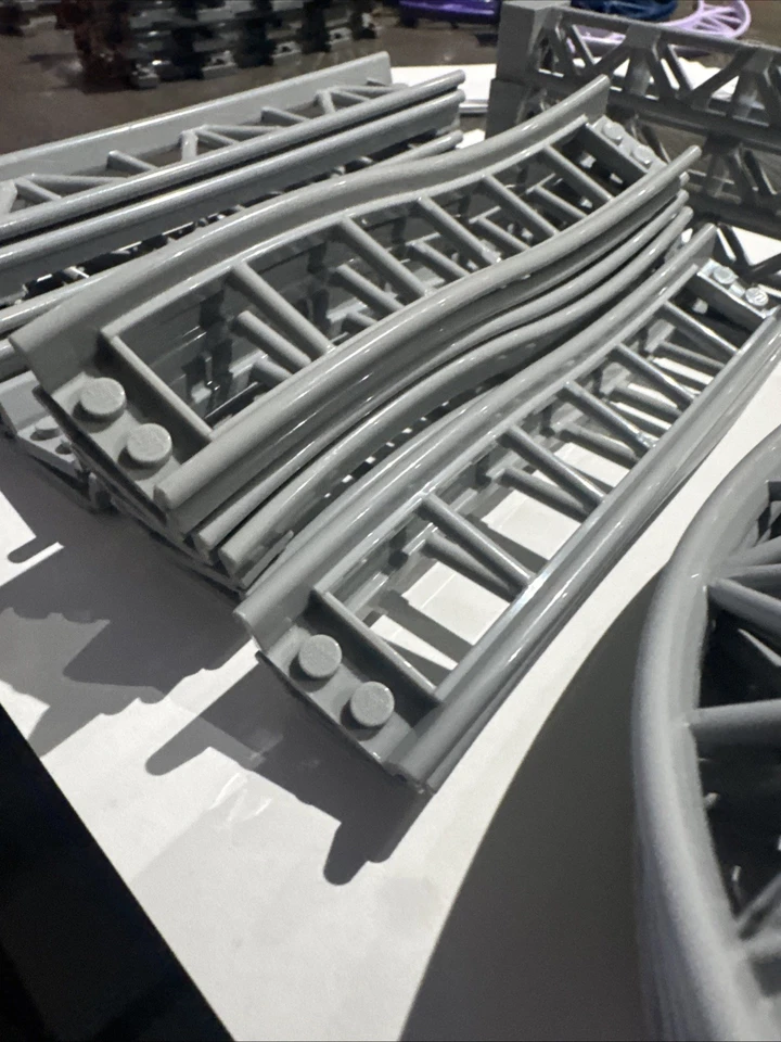 Lego pista de tren/montaña rusa. Lote de 27. (7)25059,(10)25061,(8)34738,(3)95347 Foto 3 de 4