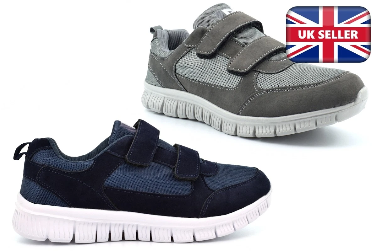 Mens Touch Fasten Trainers Lightweight Trainers Touch Fasten Shoes Memory Foam
Opens in a new window