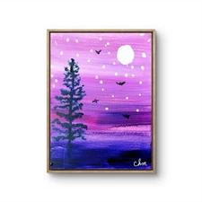 12 x 16 EXPRESSIONISM ORIGINAL ART HANDMADE SIGNED COLORFUL PAINTING ON CANVAS