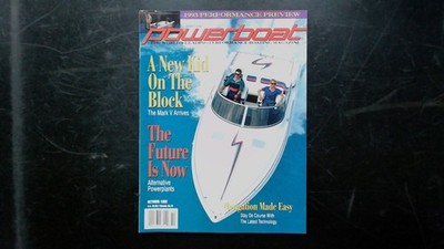 Powerboat Magazine Oct 1992 1993 Performance Preview Mark V Navigation Powerboat