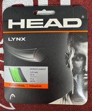 Head Lynx 17G Tennis String Set - Lime Green 1.25mm 40ft