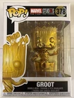 VAULTED GROOT #378 MARVEL STUDIOS 1ST 10 YEARS GOLD CHROME FUNKO POP