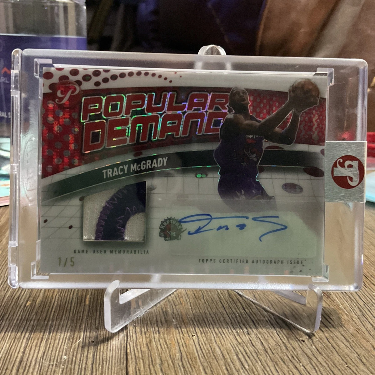 25+ Tracy McGrady Basketball Original Autographed Sports Trading