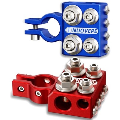 Heavy Duty Car Battery Terminals - Fits SAE/DIN/EN Top Post