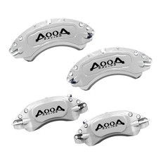 Aluminum Silver Caliper Covers 22-25 Honda Civic LX Sport EX Touring ST 4Pcs