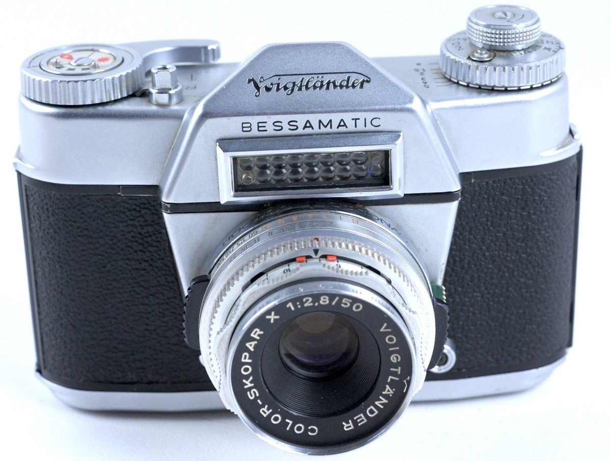 RARE! Voigtlander Bessamatic w/ Color-Skopar 50mm F2.8 lens
