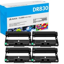 4PK DR830 Drum Unit Replacement for Brother MFC-L2900DW MFC-L2980DW HL-L2465DW
