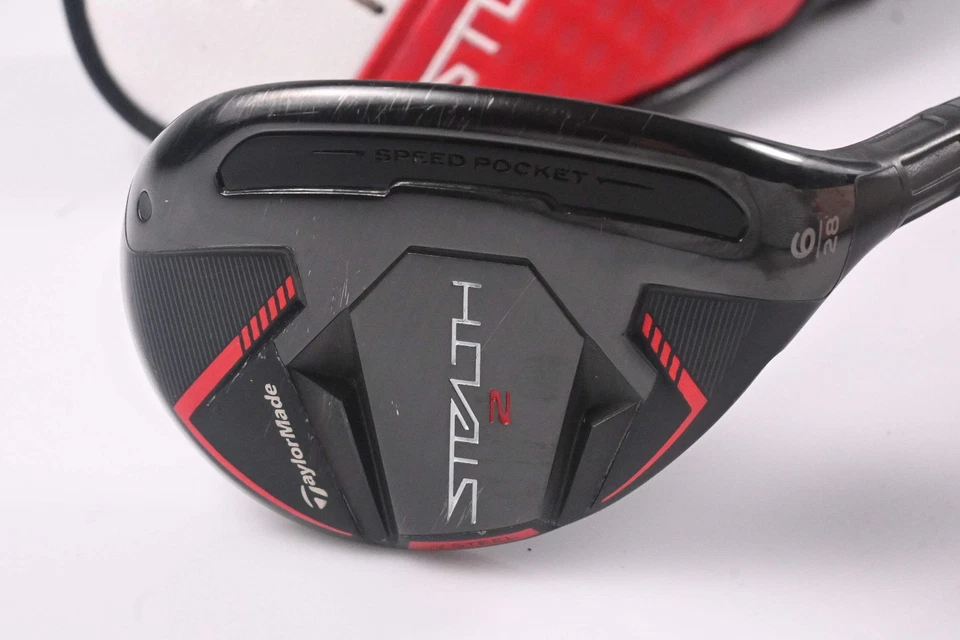 Taylormade Stealth 2 #6 Hybrid / 28 Degree / Senior Flex Ventus TR Red 5 Shaft - Image 2 of 4