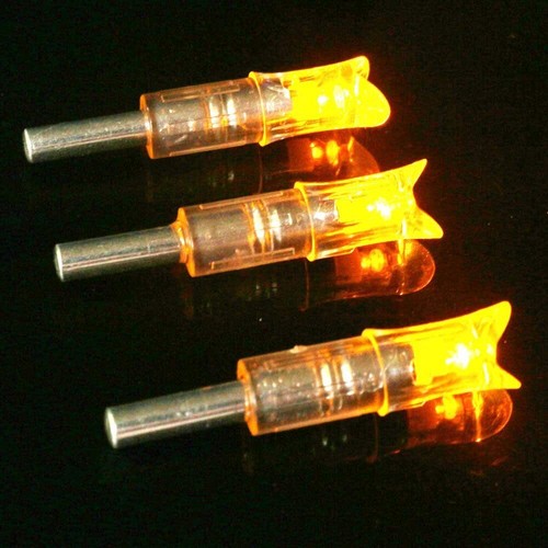 12X Archery Crossbow Bolts 20" Carbon Arrows OD 8.8mm & 3X Lighted Nocks Shoot - Picture 10 of 11