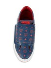 100% AUTHENTIC NEW MEN MCM BLUE VISETOS LOGO MILANO LOW TOP SNEAKERS EU 43/US 10 — photo 4