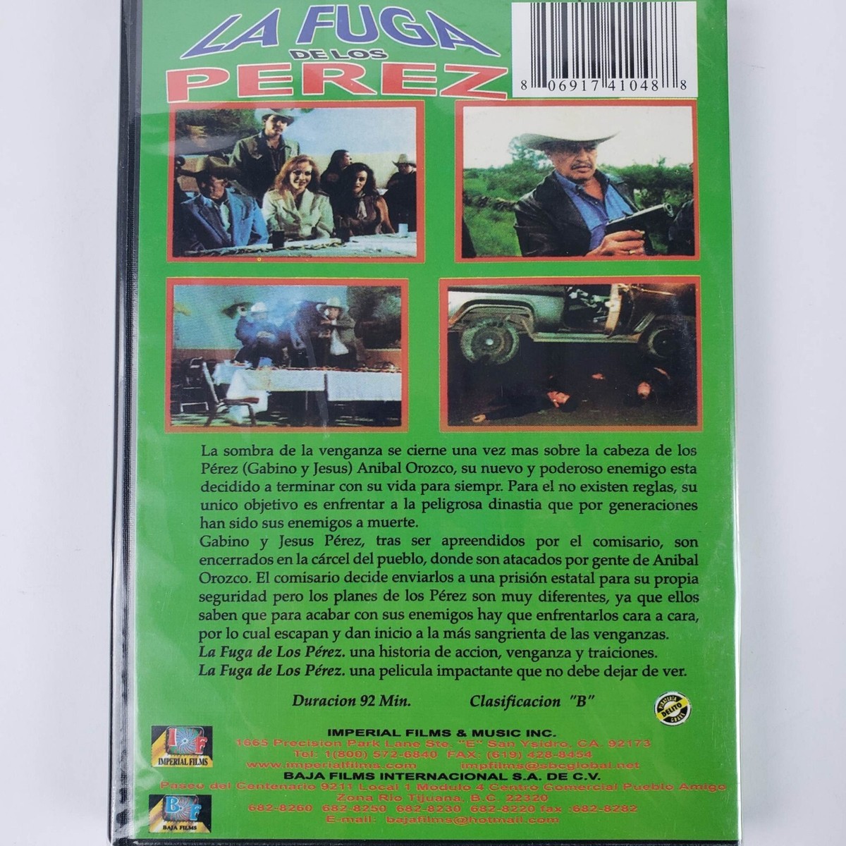 DVD LA FUGA DE LOS PEREZ HUGO STIGLITZ MARIO ALMADA BERNABE