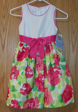 New Girls American Princess by Special Occasions Floral Dress size 7  -4116