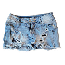 Maurices Women's Denim Jean Shorts Size 1/2 - 99 Cotton 1 Spandex