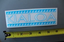 Kialoa Canoe Kayak Paddle Clear Blue Aloha Hawaii V69C Vintage Surfing STICKER