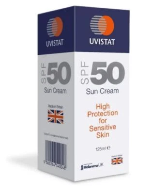 Uvistat Sun Cream SPF50 UVA UVB High Protection Sensitive Skin 125ml