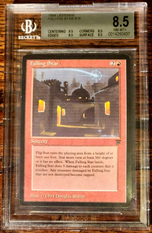 Falling Star Legends BGS 8.5 w/sub 9.5 Centering NM-MT MTG